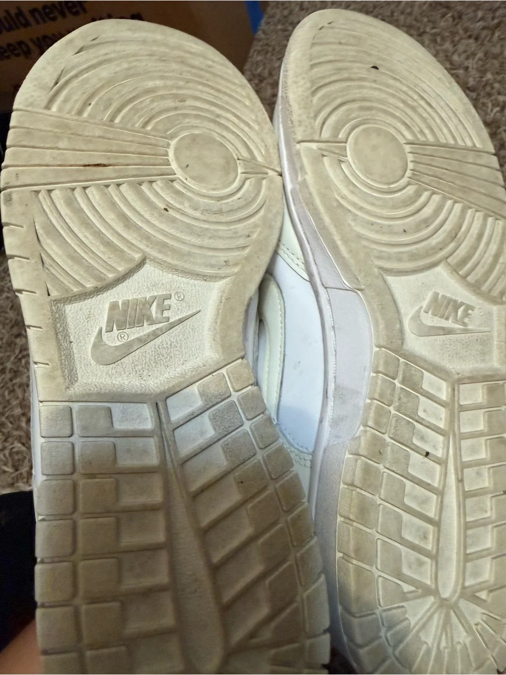 Nike Women’s Low-Top Sneakers in Cream/Off-White
